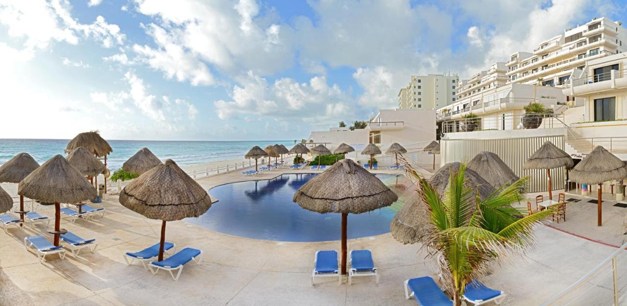 坎昆Cozy Ocean Front Penthouse At Marlin Beach公寓 外观 照片