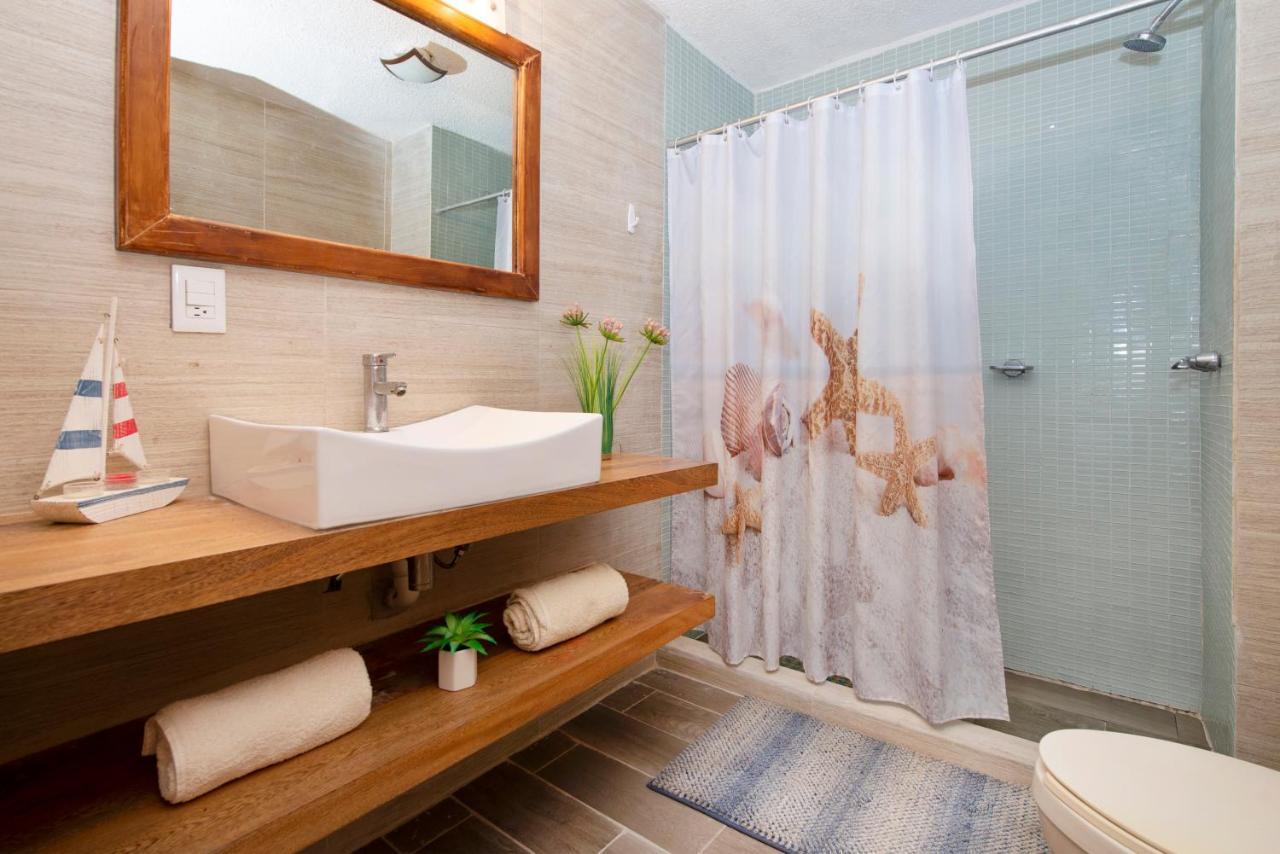 坎昆Cozy Ocean Front Penthouse At Marlin Beach公寓 外观 照片