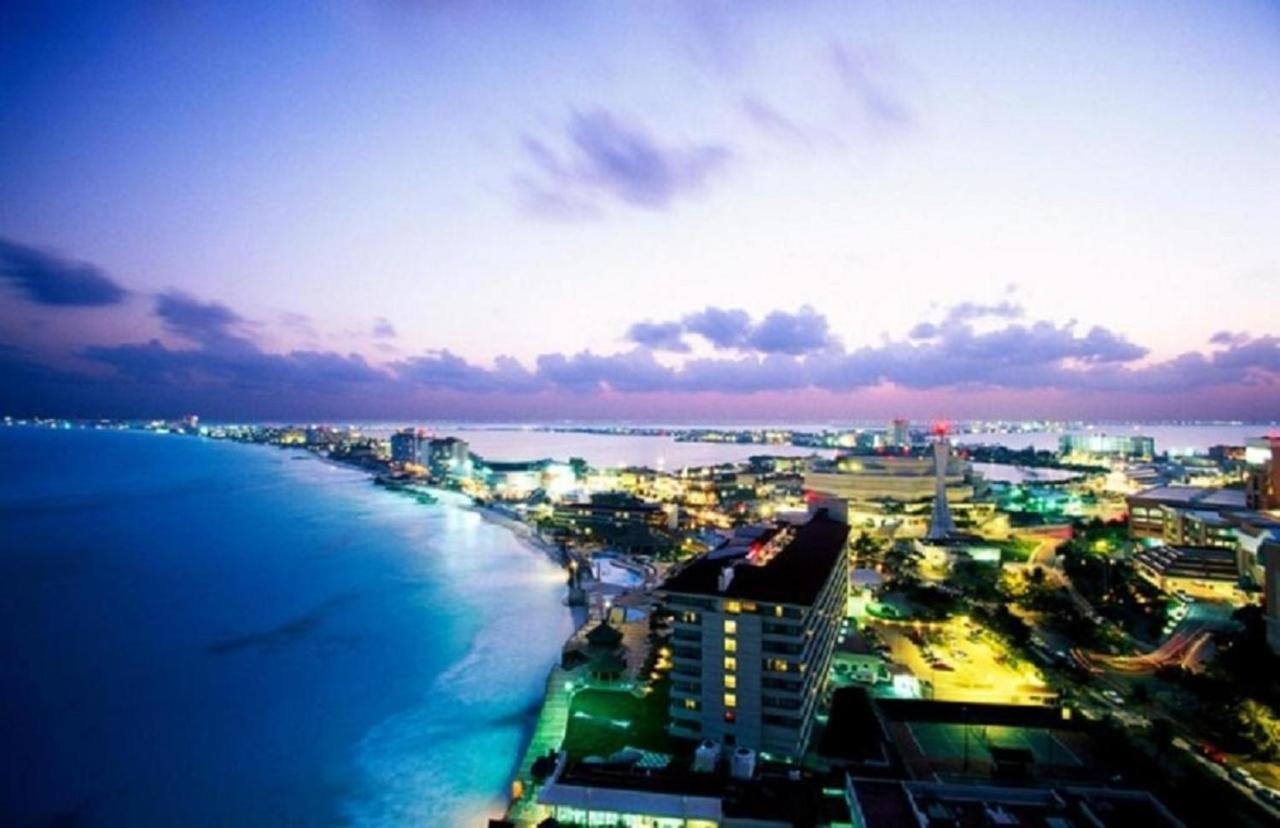坎昆Cozy Ocean Front Penthouse At Marlin Beach公寓 外观 照片